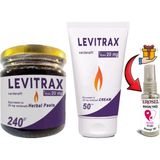 Guzzy Helsol 240GR Levitrax Macun + 50 ml Levitrax Krem: Erkeklerin Performanslarına Özel Set + Hediye Erosel Masaj Yağı - 1 Paket