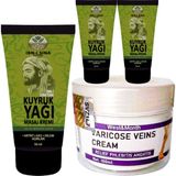 Guzzy Ibn-I Sina Kuyruk Yağı Krem 50 ml + 1 Adet Varıcose Veins Cream West Mont - Renkli