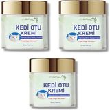 Guzzy Kedi Otu Kremi Uzak Doğu Mucizesi Doğal Etkili Rahatlatıcı Krem 50 ml x 3 Adet - 1li