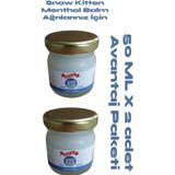 Guzzy Süper Snow Kitten Menthol Aromalı Masaj Kremi 50 ml 2 Adet - 1Paket
