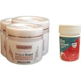 Guzzy Süper Three Brand Vücut Kremi 100 ml Arnavut Kremi3 Adet + Rus Merhemi 50 ml 1 Adet - 1li