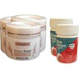 Guzzy Three Brand Vücut Kremi 100 ml Arnavut Kremi3 Adet + Rus Merhemi 50 ml 2 Adet - 1li