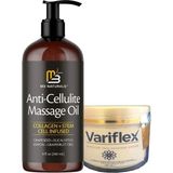 Guzzy Variflex Anti-Cellulite Massage Oil 240 ml Masaj Yağı + Variflex Kremi 100 ml - Paket