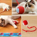 Gv Home® Şarjlı Otomatik Hareketli Kedi Köpek Için 360 Derece Dönen Interaktif Akıllı Oyun Topu