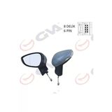 Gva 1037171 Dış Dikiz Aynası Elektrikli Isıtmalı Sol Fıesta 08 Sinyalli Astarlı Asferikli Cam Vm 6313Ehpal