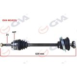 Gva 4414131 Sol Clio II 1.5 Dci 98-05 Abs'li 44 Diş 629 mm Yaylı Komple Aks