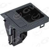 GVA Depomix Bozuk Para Kutusu Orta Konsul Karbon Fiber Siyah Bmw E46 98 06