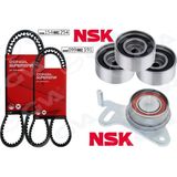 GVA Mixdepo Triger Kayiş Seti Eksantrik Seti Mitsubishi L200 2.5l 4D56T Di-D Cr 4x2 4x4 KA4T KB4T 07-14 2 Kayiş 4 Rulman 154X254 099X190 - Kütüksüz