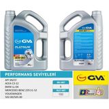 GVA Motor Yağı 5W30 5 Lt Platınum Partiküllü-Dpf Tam Sentetik Apı Sn/cf 4 Adet