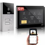 Gvs - 2 Aileli Evler İçin Kapı Açıcı, Hd Kamera, 2X10 İnç Monitör Ve Uygulama İçeren Ip Görüntülü Kapı İnterkom Sistemi - Kamera Ve İnterkomlu Akıllı Görüntülü Kapı Zili (Avs5512a)