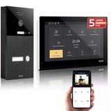 Gvs - Kapı Açıcı, Hd Kamera, 1X 10 İnç Monitör Ve Uygulama İle Ip Görüntülü Kapı İnterkom Sistemi - 1 Aile Evi İçin Kamera Ve İnterkom İle Akıllı Görüntülü Kapı Zili (Avs5501a)