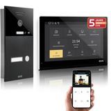 Gvs - Kapı Açıcı, Hd Kamera, 1X 10 İnç Monitör Ve Uygulama İle Ip Görüntülü Kapı İnterkom Sistemi - 1 Aile Evi İçin Kamera Ve İnterkom İle Akıllı Görüntülü Kapı Zili (Avs5501u)