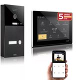 Gvs - Kapı Açıcı, Hd Kamera, 1X 7 İnç Monitör Ve Uygulamalı Ip Görüntülü Kapı İnterkom Sistemi - 1 Aile Evi İçin Kameralı Ve İnterkomlu Akıllı Görüntülü Kapı Zili (Avs1284a)