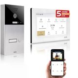 Gvs - Kapı Açıcı, Hd Kamera, 1X 7 İnç Monitör Ve Uygulamalı Ip Görüntülü Kapı İnterkom Sistemi - 1 Aile Evi İçin Kameralı Ve İnterkomlu Akıllı Görüntülü Kapı Zili (Avs1328a)