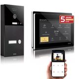 Gvs - Kapı Açıcı, Hd Kamera, 2X 7 İnç Monitör Ve Uygulamalı Ip Görüntülü Kapı İnterkom Sistemi - 1 Aile Evi İçin Kameralı Ve İnterkomlu Akıllı Görüntülü Kapı Zili (Avs1285a)