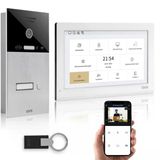 Gvs - Kapı Açıcı, Rfıd Erişimi, Hd Kamera, 1X 10 İnç Monitör Ve Uygulama İçeren Ip Görüntülü Kapı İnterkom Sistemi - 1 Aile Evi İçin Kamera Ve İnterkomlu Akıllı Görüntülü Kapı Zili (Avs5419u)