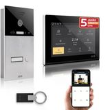 Gvs - Kapı Açıcı, Rfıd Erişimi, Hd Kamera, 1X 7 İnç Monitör Ve Uygulama İle Ip Görüntülü Kapı İnterkom Sistemi - 1 Aile Evi İçin Kamera Ve İnterkom İle Akıllı Görüntülü Kapı Zili (Avs4084u)