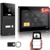 Gvs - Kapı Açıcı, Rfıd Erişimi, Hd Kamera, 2X 10 İnç Monitör Ve Uygulama İle Ip Görüntülü Kapı İnterkom Sistemi - 1 Aile Evi İçin Kamera Ve İnterkom İle Akıllı Görüntülü Kapı Zili (Avs5537a)