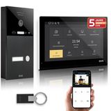 Gvs - Kapı Açıcılı Ip Görüntülü Kapı İnterkom Sistemi, Rfıd Erişimi, Hd Kamera, 1X 10 İnç Monitör Ve Uygulama - 1 Aile Evi İçin Kameralı Ve İnterkomlu Akıllı Görüntülü Kapı Zili (Avs5536a)