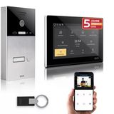 Gvs - Kapı Açıcılı Ip Görüntülü Kapı İnterkom Sistemi, Rfıd Erişimi, Hd Kamera, 1X 7 İnç Monitör Ve Uygulama - 1 Aile Evi İçin Kameralı Ve İnterkomlu Akıllı Görüntülü Kapı Zili (Avs4084a)