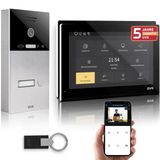 Gvs - Kapı Açıcılı Ip Görüntülü Kapı İnterkom Sistemi, Rfıd Erişimi, Hd Kamera, 2X 10 İnç Monitör Ve Uygulama - 1 Aile Evi İçin Kameralı Ve İnterkomlu Akıllı Görüntülü Kapı Zili (Avs5520a)