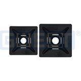 Gwest 1515 HW-3AB (19X19MM) Siyah Yapışkan Kroşe 100 Adet