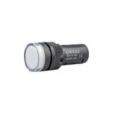 Gwest 16C-24V-B 24V 16 mm Beyaz Ledli Sinyal