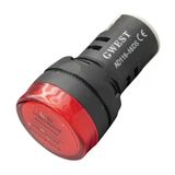 Gwest 16C-24V-K 24V 16 mm Kırmızı Ledli Sinyal