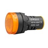 Gwest 22-110V-S 110V 22 mm Sarı Led'li Sinyal Lambası