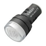 Gwest 22-24V-B 24V 22 mm Beyaz Led'li Sinyal Lambası