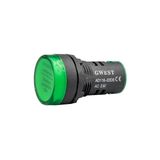 Gwest 22-24V-Y 24V 22 mm Yeşil Led'li Sinyal Lambası