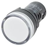 Gwest 22-B 220V 22 mm Beyaz Led'li Sinyal Lambası