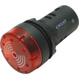 Gwest 22DS/MS24 Sesli LED Flaşör Ikazlı 24V. Ac/dc Kırmızı 10 Adet