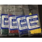 Gwest 2,5x100mm 10cm Renkli Plastik Cırt Kelepçe Kablo Bağı 4renk