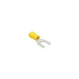 Gwest 3109 M4 Sarı 4-6 mm² Çatal Tip İzoleli Kablo Ucu