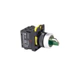 Gwest 6043 Yeşil 1 NA 0-1 Pozisyon 24 V AC/DC Işıklı Mandal Buton