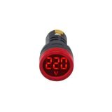 Gwest 6501 24 V 550 V Kırmızı Ledli 22 mm Voltmetre