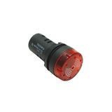 Gwest 6641 İkazlı Kırmızı Led 24 V AC/DC 22 mm Buzzer Flaşör
