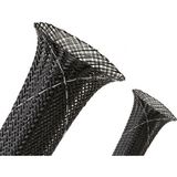Gwest 6mm Siyah Kablo Çorabı 1 Metre