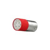 Gwest Ba9sc - 24V - K Led Ampul 24V. Ac-Dc Kırmızı 50 Adet