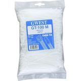 Gwest Gt 100M 100 x 2,5 mm Beyaz Kablo Bağı