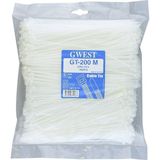 Gwest Gt 200M 200 x 2,5 mm Beyaz Kablo Bağı