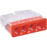 Gwest GW-2.5-4 0.50-2.5 mm2 100 Adet Kırmızı Geçmeli Buat Klemens