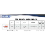 Gwest GW414 4 İletken Bağlantılı Çok Amaçlı Klemens