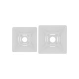 Gwest Hw - 3A Yapışkanlı Kroşe 19X19 Mm Beyaz 100 Adet