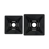 Gwest HW-3AB 19x19mm Siyah Yapışkan Kroşe