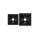 GWEST HW - 3AB Yapışkanlı Kroşe 19x19 mm Siyah 100 Adet