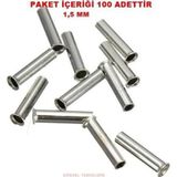 Gwest İzolesiz Kablo Yüksüğü 1,5mm E 10mm 100 Li Pk.