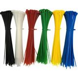 Gwest Kırmızı Kablo Bağı Plastik Cırt Kelepçe 3.6X200Mm 100 Adet Kırmızı 3.6X200 Mm - 3,6 x 200 mm