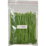 GWEST Plastik Kablo Bağı - Açık Yeşil - 2,5MMX100MM - Cırt Kelepçe (100 Adet)